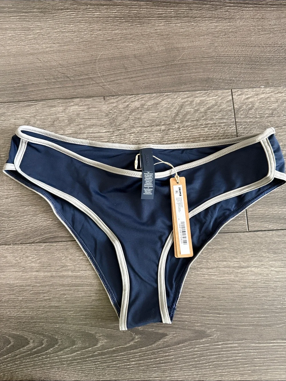 SKIMS Hipster bikini bottom -navy contrast